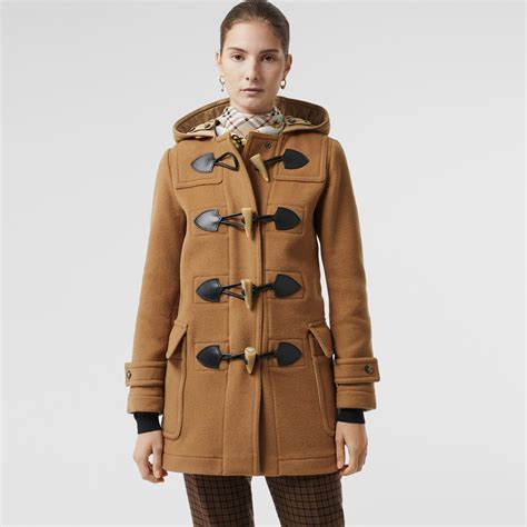 burberry wool duffle coat womens review|Burberry duffle coat for women.